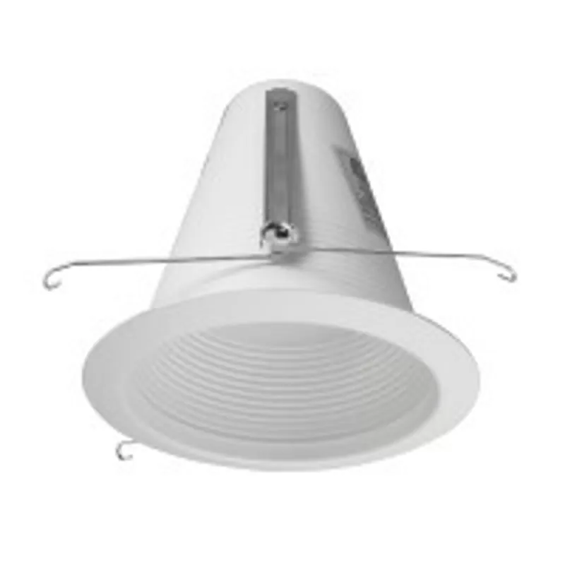 Nicor Lighting 17550AWL 6 in. White Wet Location Rated Cone Baffle Trim Fits 6 Inch Housings