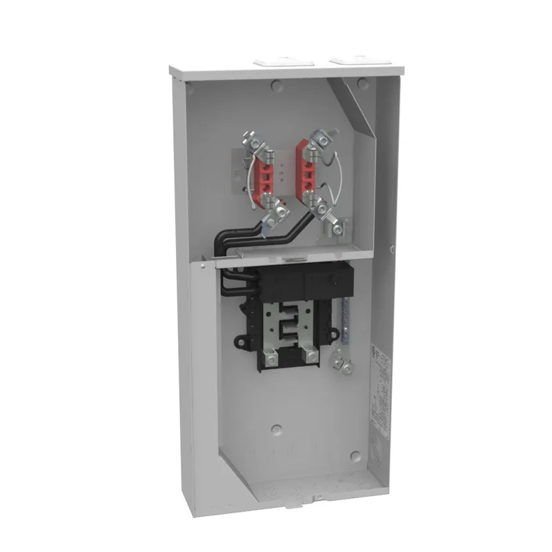 Milbank U5168-XTL-150-KK-ALT 4 Term Ringless 2 Small Closing Plates 1-150 Amp Main Breaker 8 Branch Circuit Horn Bypass Alliant Energy