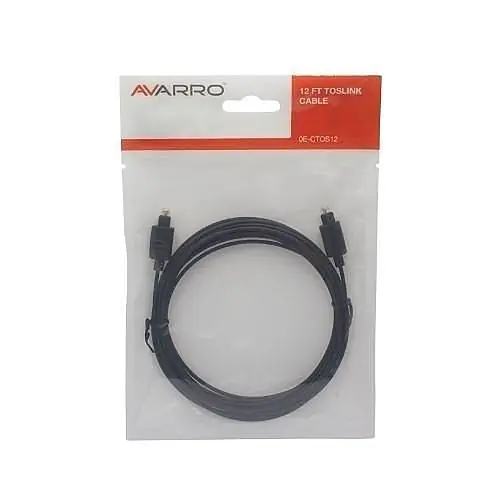 AVARRO 0E-CTOS12 Toslink Cable, 12'