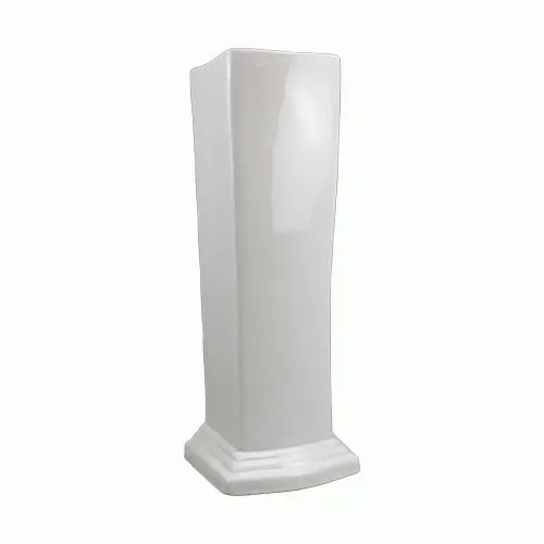 Western Pottery P233-W Tuscany Pedestal Leg Only, White