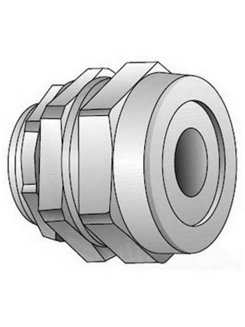 O-Z/Gedney SR-505 Strain Relief Straight Connector 1/2 IN MNPT