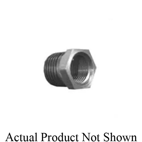 Billco AB.100X025 Hex Bushing, Steel, 1 x 1/4 in, NPTF, Black Oxide