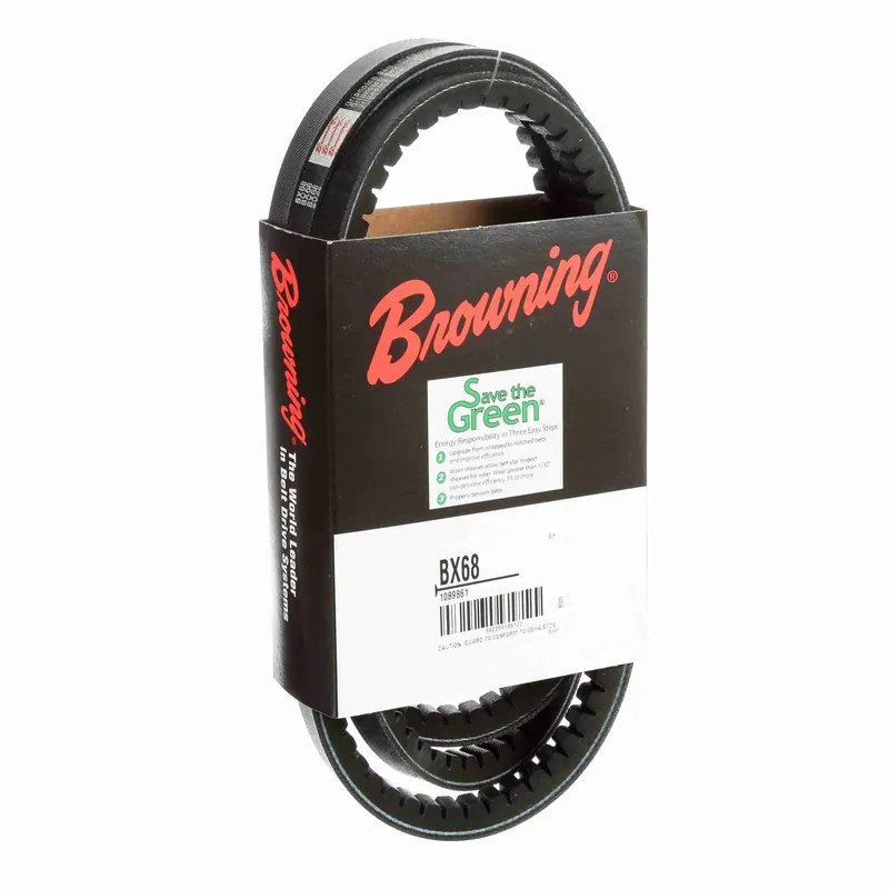 Browning 1089861 BX68 Gripnotch Belt BX Belt Section 69.8 Inch Pitch Length