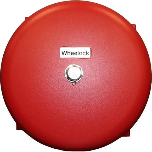 Eaton 43T-G6-115-R Security Bell 115V AC 6 Inch Shell Red