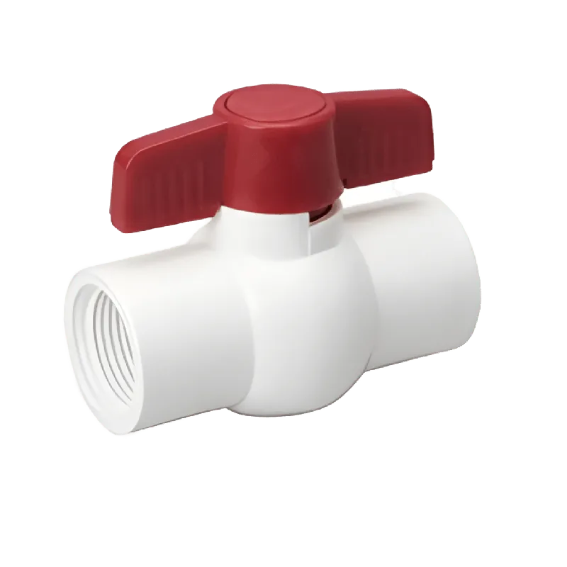 Mueller Industries PVBVLFD 1/2 inch SCH 40 Ball Valve, FIP x FIP