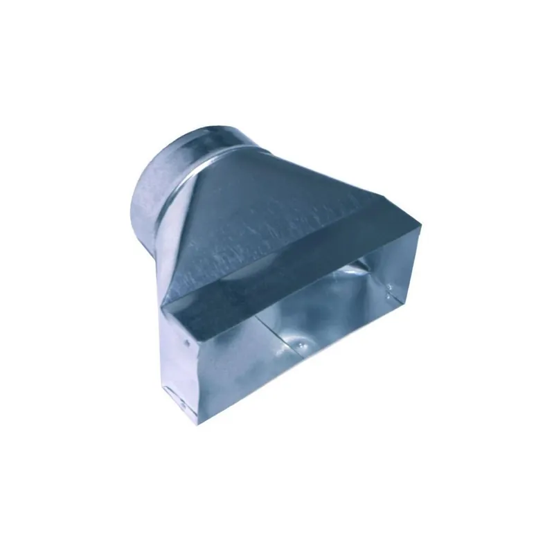 Air Duct Products 8415.120606-6-26 Straight Register Boot 6 inches Extension 26 Gauge