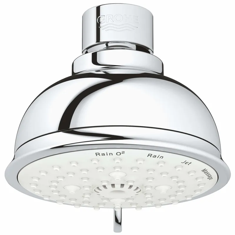 Grohe 26045001 100 Shower Head 4 - 4 Sprays 1.75 gpm
