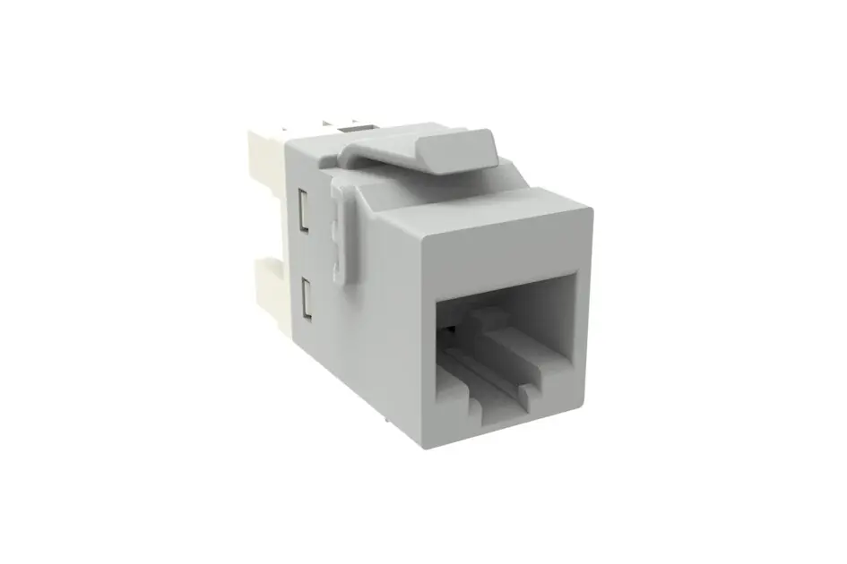 COMMSCOPE UNIPRISE SOLUTIONS 760237658 Copper Jack, Cat 6, Commercial, UKJ600-GRY