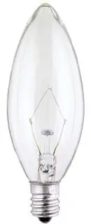 Westinghouse 0368300 (40B91/2/CB/130) Incandescent Lamp 40W (Clear) Replacement MPN