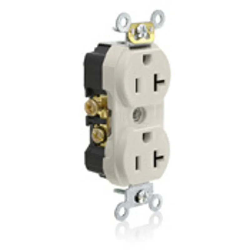Leviton TCR20-T 20A 125V NEMA 5-20R 2P 3W Tamper-Resistant
