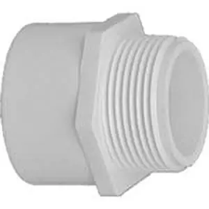 LASCO 436-040 PVC Schedule 40 Male Adapter 4 Inch