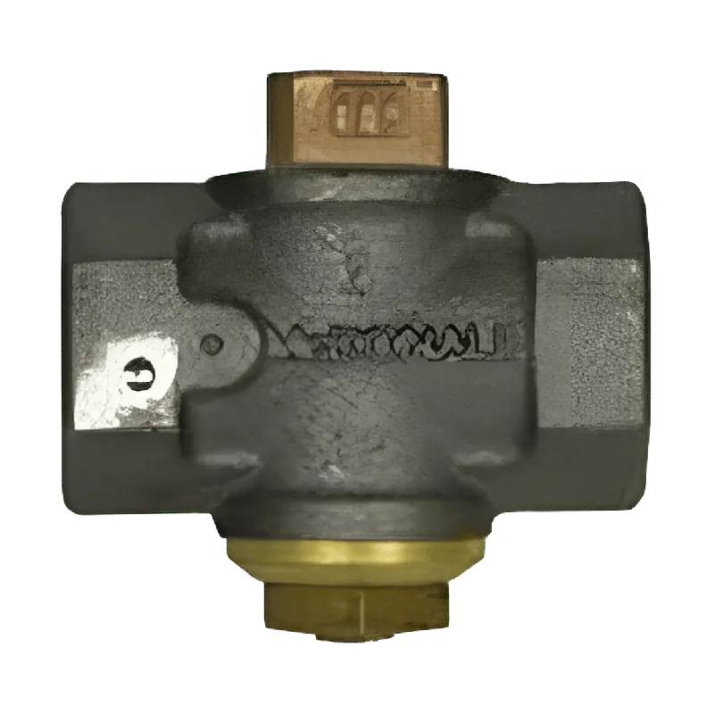A.Y. McDonald GCIBSHJ Iron Square Head Gas Plug Valve, 1-1/4 inch, FNPT x FNPT, 175 psi