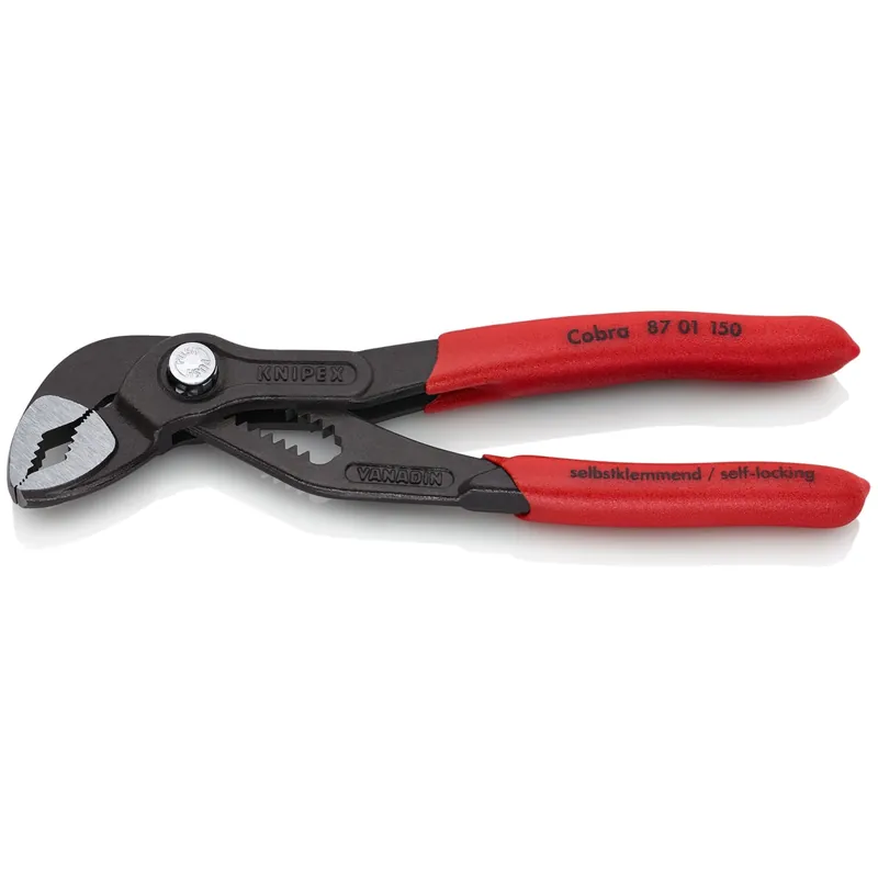 KNIPEX 8701150SBA Cobra Water Pump Pliers 6 in. Non-Slip Plastic