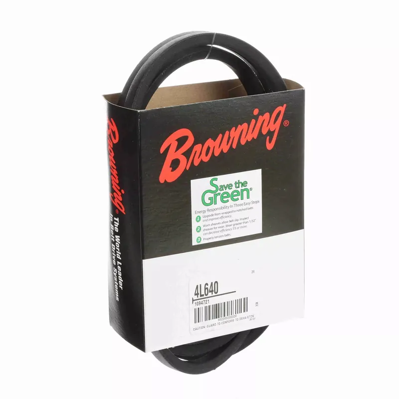 Browning 1094721 4L640 FHP Belt - Standard V-Belt 64 inches Length Replacement 3L640