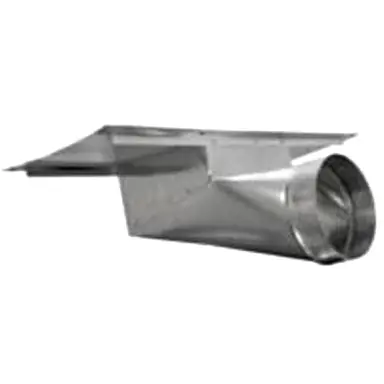 Cody 2794126 Unilined Register Boot With 24 in Plate, 6 in Neck, Flanged Connection, Galvanized, Steel