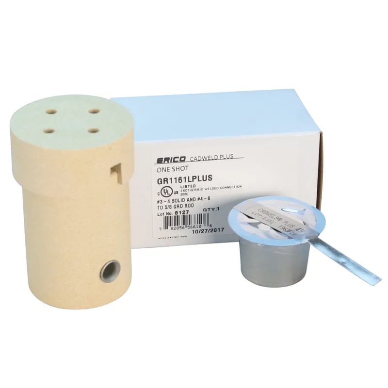 nVent GT1181LPLUS ERICO ONE-SHOT MOLD VERT. 3/4 GRD ROD TO HORIZ. THRU CABLE.