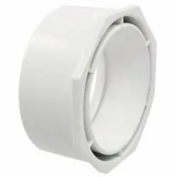 Charlotte Pipe and Foundry PVC 1078.4 8 Inch x 4 Inch DWV Flush Bushing Spigot x Hub
