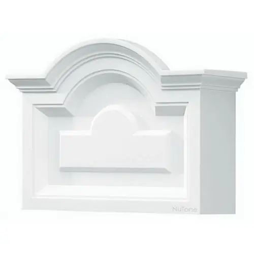 Broan-NuTone LA140WH Wired Door Chime 16 Volt 9-3/4 x 7 x 3 Inch White