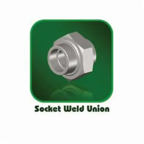 Penn MACHINE 12404020 13017 Pipe Union, 2 in Nominal, Socket Welded End Style, 3000 lb