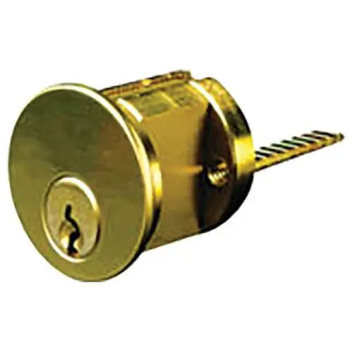KABA ILCO CORP 7075SX10-03-KA2 Rim Cylinder Lock 5-Pin Schlage Keyway 2 Keyed Alike