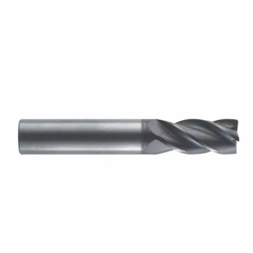 OSG 404-156211 Center Cutting Square End End Mill, 5/32 in Dia Cutter, 9/16 in Length of Cut, 4 Flutes, 3/16 in Dia Shank, 2 in OAL, TiAlN Coated