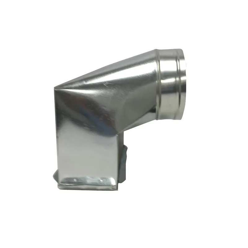 Air Duct Products 5413.120406-35 12 inch x 4 inch x 6 inch 90 Degree Register Boot