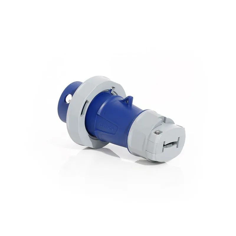 Leviton 420P9WLEV 20 Amp Pin Sleeve Plug Electrical Blue