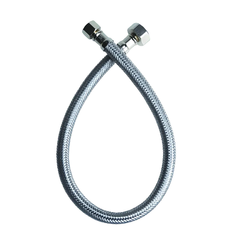 Fluidmaster FLB1FV16 Flexible Faucet Connector 3/8 inch Comp x 1/2 inch FIP x 16 inch