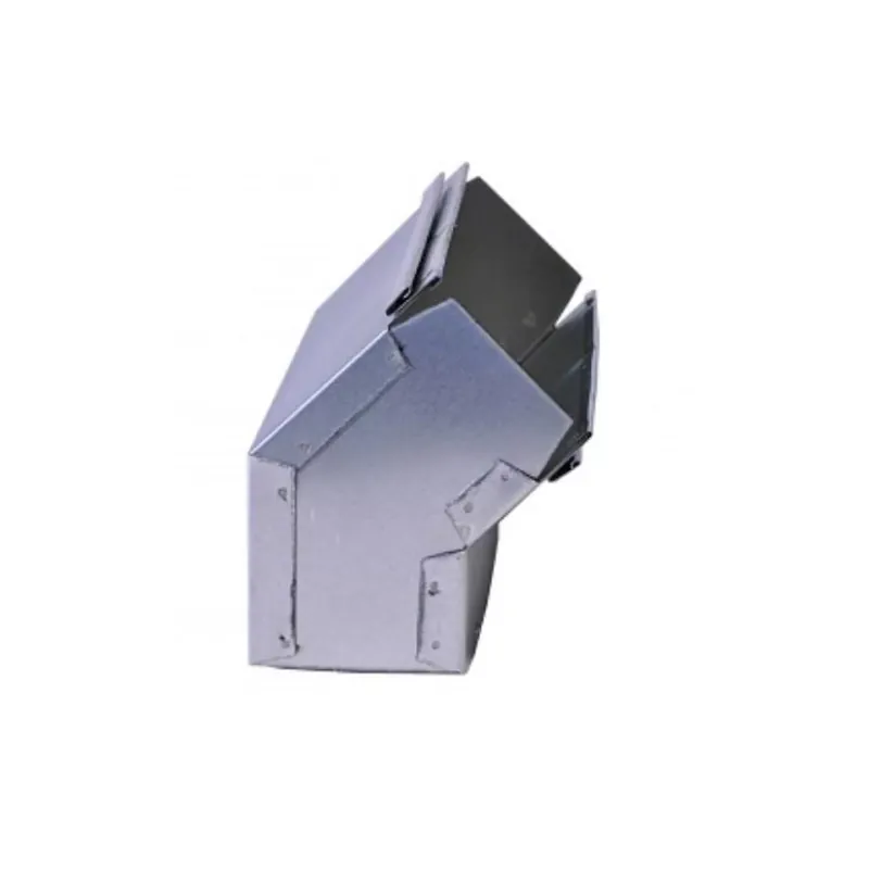 Air Duct Products 5428.12-26 45 Degree Riser Elbow 12 inches 26 Gauge ELR451226