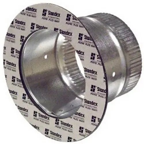 Gray Metal South 6-400A 6 inch x 6 inch Adhesive Metal Duct Takeoff