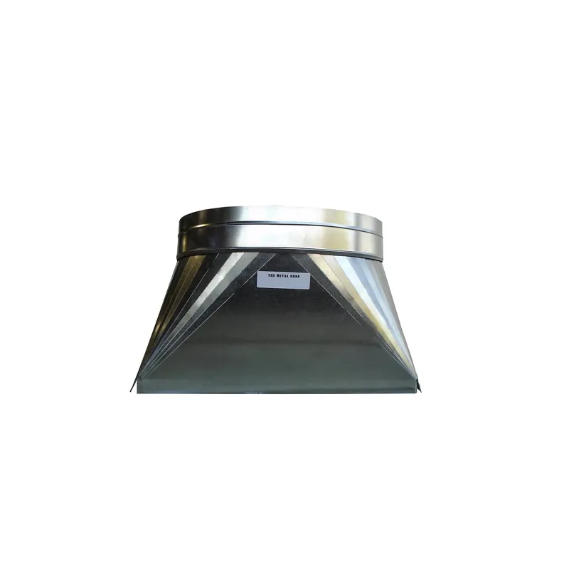 The Metal Shop 001148F Tapered Square to Round ICP Transition 19.25in x 11in x 18in