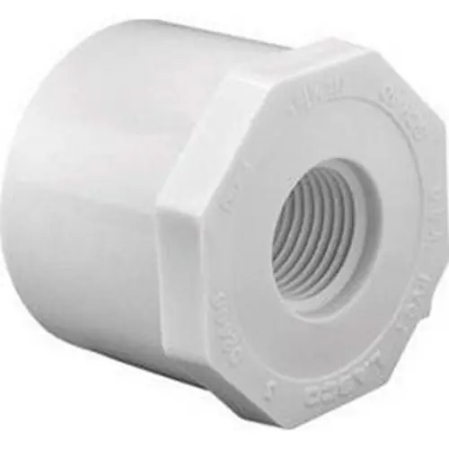 Charlotte Pipe and Foundry PVFBFD 3/4 inch x 1/2 inch SCH 40 PVC Threaded Bushing