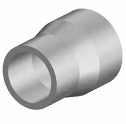 GF Central Plastics 360002876 GF 360 002 876 SDR 11/11.5 4 in x 3 in IPS HDPE Butt Fusion Reducer Gas Fitting