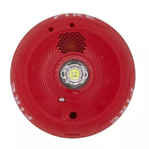 System Sensor PC2RLED L-Series LED Horn Strobe Red Fire Notification Appliance