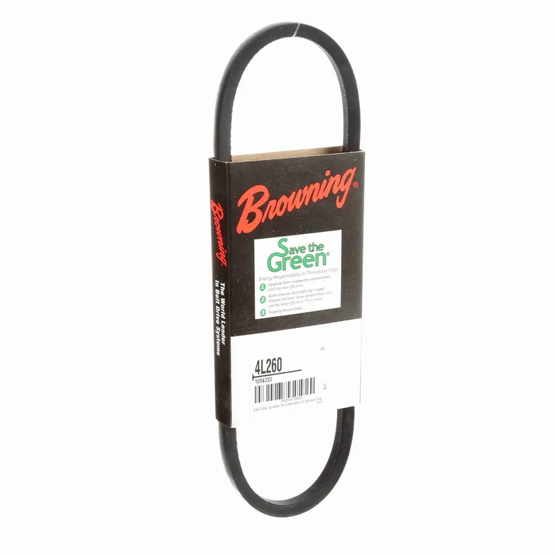 Browning 1094333 Non-Cogged Fractional Horsepower Belt V-Belt EPDM