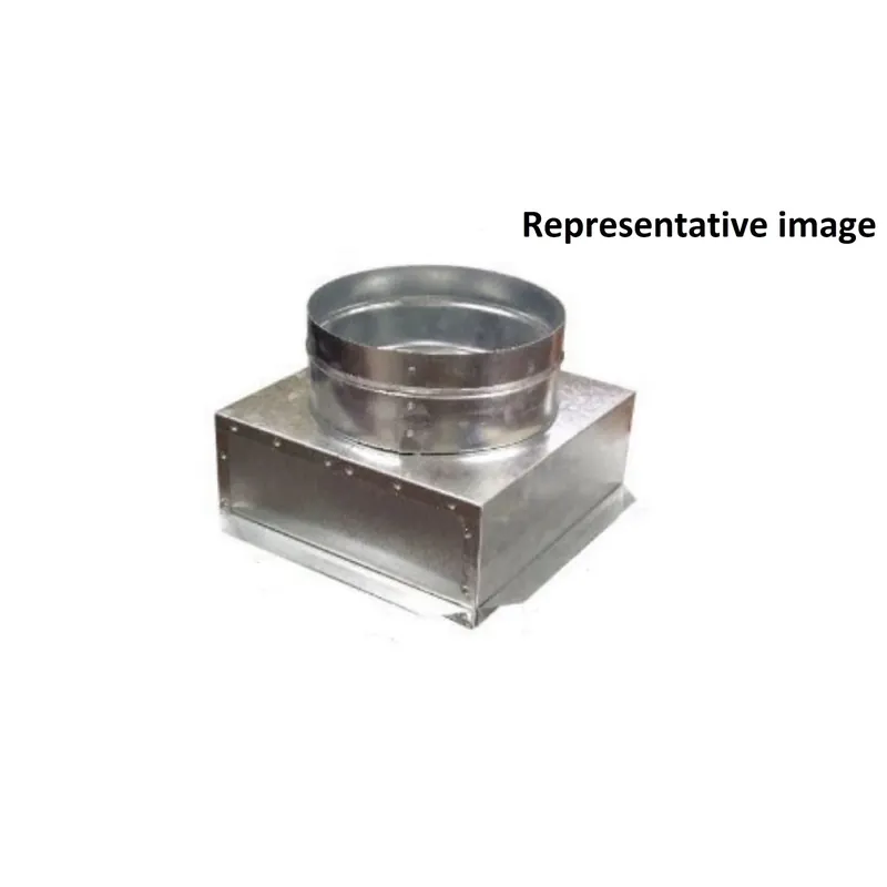 Air Duct Products 8457.140606-26 Ceiling Boot 26 Gauge 14 inches x 6 inches x 6 inches Replacement CB14060626S