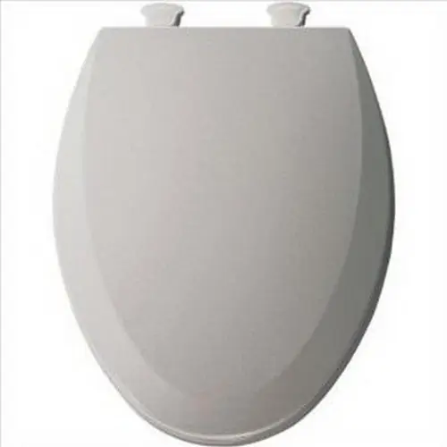 Bemis 500D-WH Molded Wood Closed Front Round Toilet Seat, White