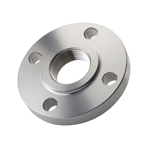Merit Brass 435-40 Class 150 304 Stainless Steel Flat Face Threaded Flange