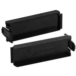 SIEMON COMPANY LVA-BLANK-01A Fiber, Adapter Plate, LightVerse, Flat, Black Housing, Blank