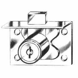 CCL SECURITY PRODUCTS 020657/8US4KACAT30 Drawer Lock, Disc Tumbler, Deadbolt Half Mortise, Keyed Alike CAT30