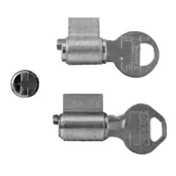 Master Lock Company 295W27KZ Padlock Cylinder, Zero Bitted, 5-Pin, K27 Keyway