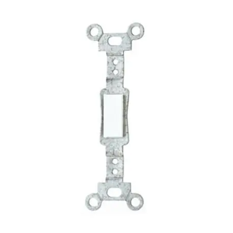 EATON 756W-L Sub-Frame Blank Insert and Strap - White - For Use With Any Toggle Switch Plate