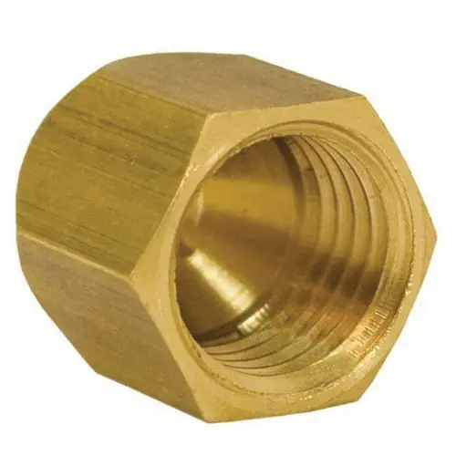 Jones Stephens F40021 (40-8) 1/2 Brass Flare Cap