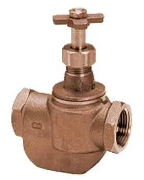 Arrowhead Brass 100RS-075Y Manual Straight Valve 3/4 in Yellow Brass with Rising Swivel