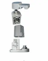International Door Closers OP-7002AL Door Pivot Right Hand 3/4 Offset Baked Satin Aluminum Painted