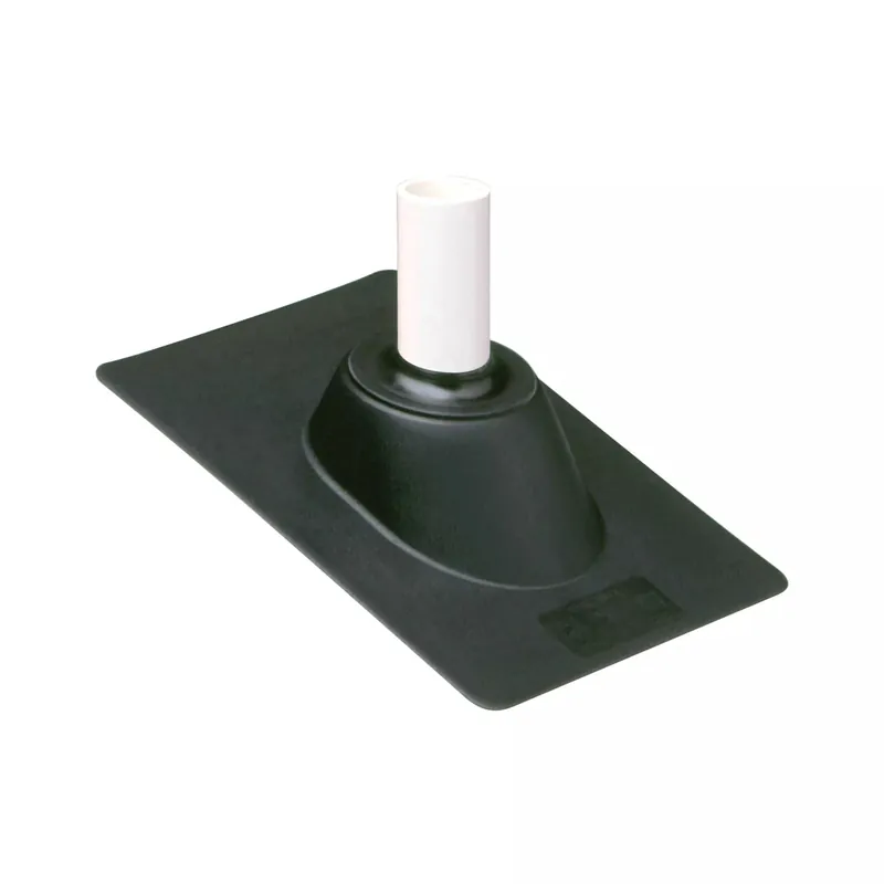 Water-Tite 81760 IPS Hard Base Plastic Roof Flashing 3 Inch Vent Pipe Replacement