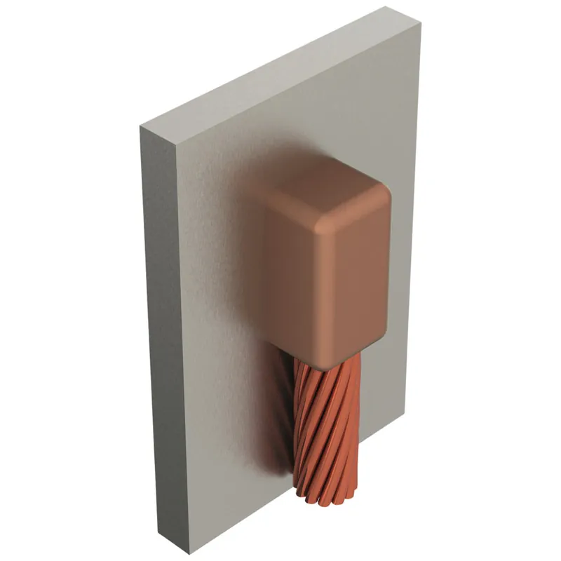 nVent VBC2GW ERICO MOLD, CABLE TO VERT STL, VERT TAP DOWN
