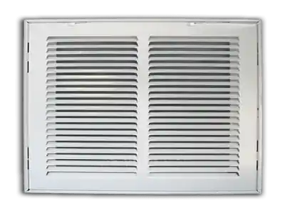 Metal-Fab MFRFG2514W Return Air Filter Grille 25 in W x 14 in H