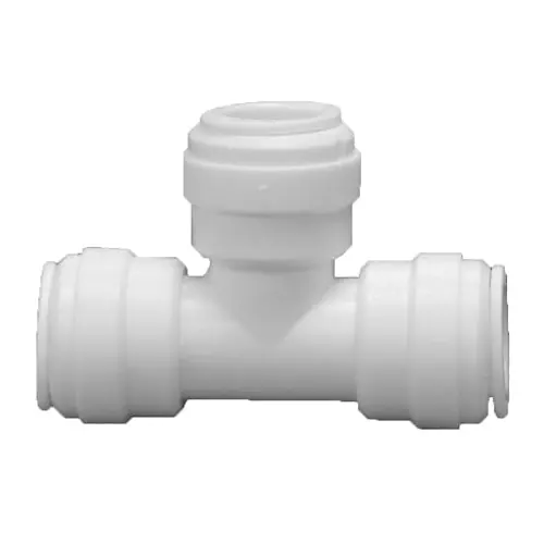 Jones Stephens C76863 1/4 Tube OD White Plastic Push On Tee