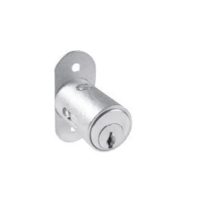 National Cabinet Lock C8143-107-4 Sliding Door Lock 1-3/8 Length Cylinder